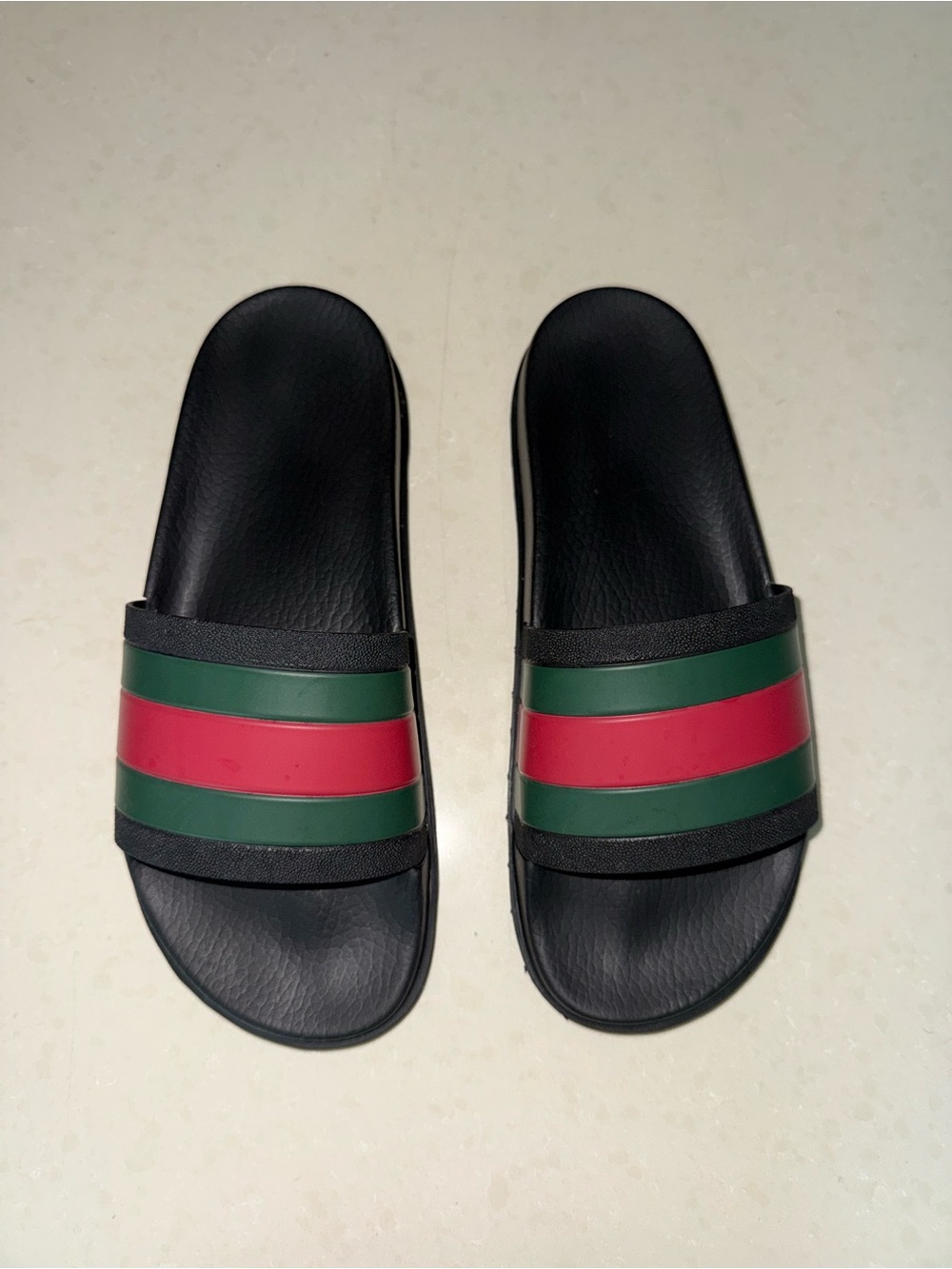 GUCCI - Men’s slide sandal Web - Picture 2 of 8